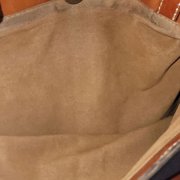 Patricia Nash Brown Leather Shoulder Bag Preloved Condition - Picture 9 of 12